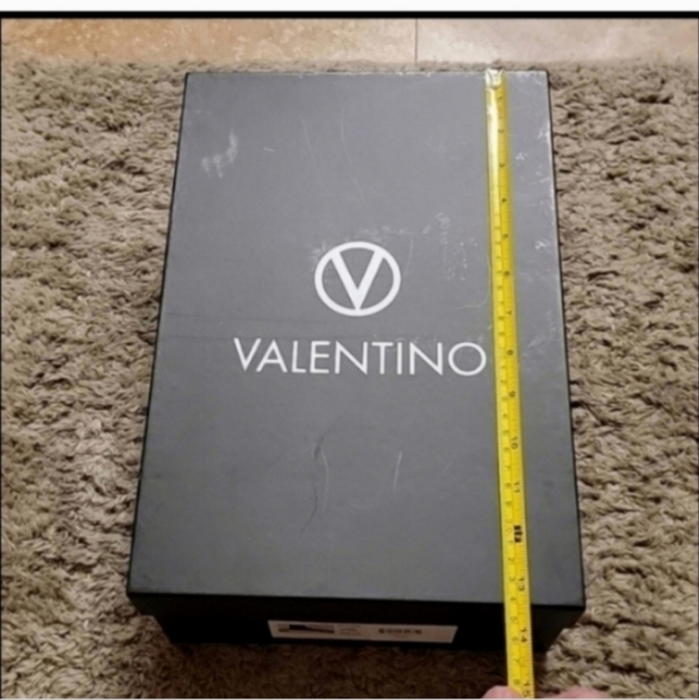 Valentino Black Designer Shoe Box